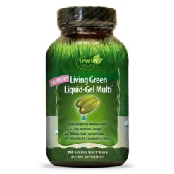 Irwin Naturals Women's Living Green Liquid-Gel Multi (90 Count) #29442