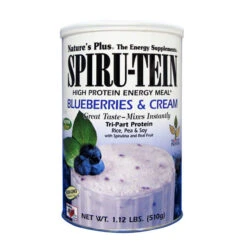 Nature's Plus Blueberry Spirutein Shake (1 Lb) #23195
