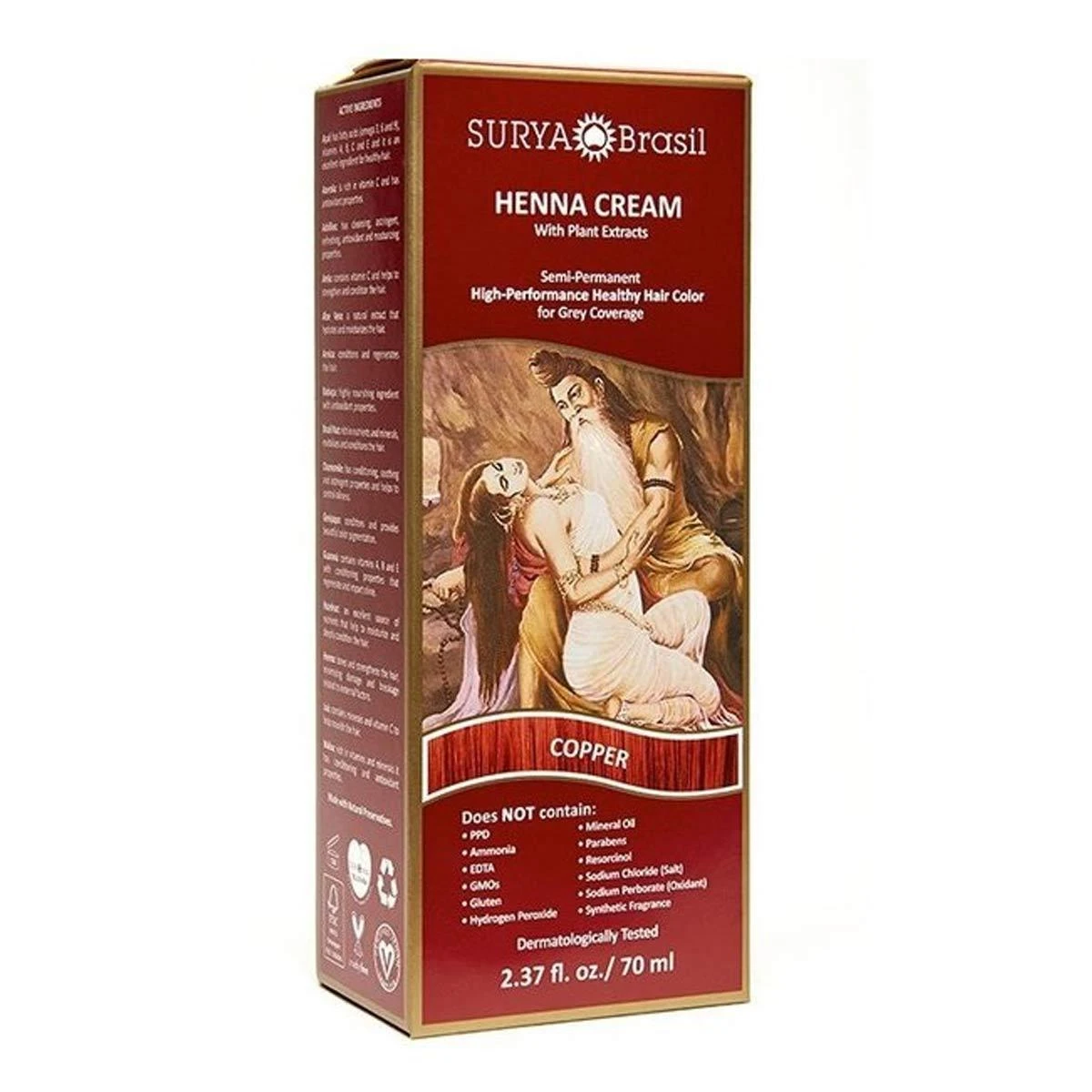 Surya Brasil Copper Henna Hair Color (2.31 Oz) #10070898 3 Surya Brasil Copper Henna Hair Color (2.31 Oz) #10070898