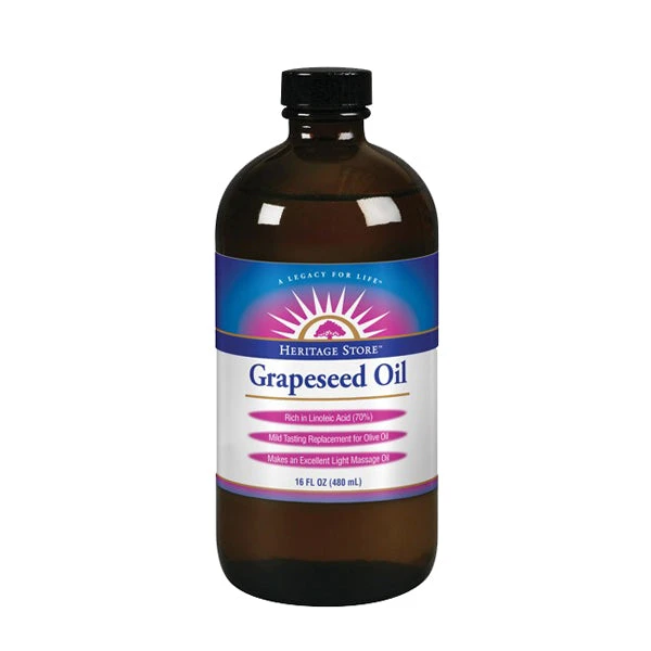Heritage Store Grapeseed Oil (16 Fl Oz) #10071080 3 Heritage Store Grapeseed Oil (16 Fl Oz) #10071080