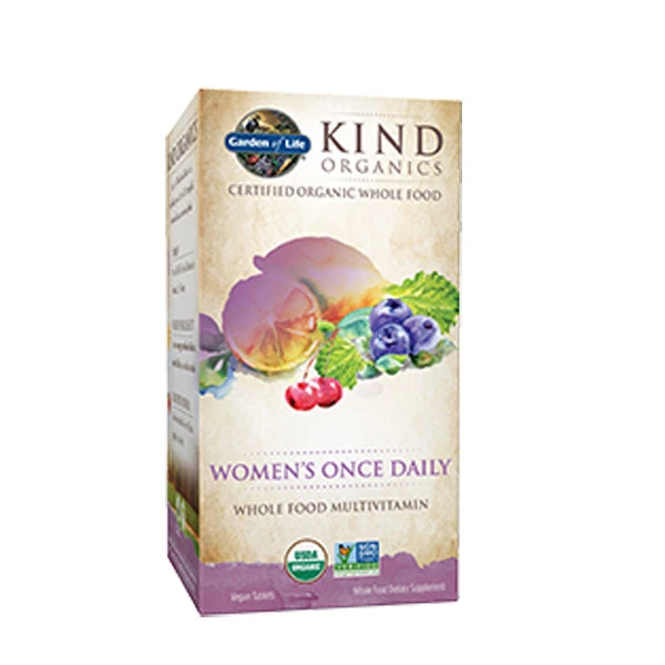 Garden Of Life Kind Organics Women's Multi Once Daily (30 Count) #10072010 3 Garden Of Life Kind Organics Women's Multi Once Daily (30 Count) #10072010