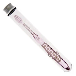Nano-b Silver Toothbrush With Pink Handle#10073937
