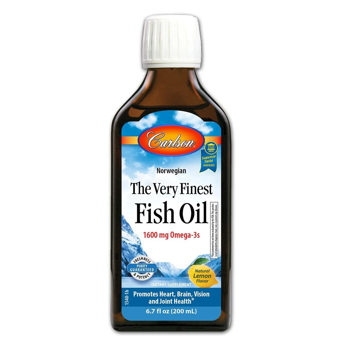 Carlson The Very Finest Fish Oil - Lemon (6.7 Fl Oz) #19277 3 Carlson The Very Finest Fish Oil - Lemon (6.7 Fl Oz) #19277
