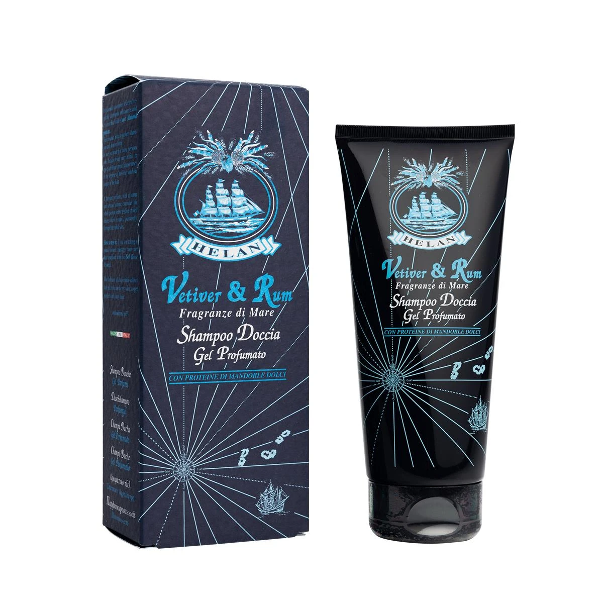 Helan Natural Vetiver + Rum Shower Gel (200 Ml) #23404 3 Helan Natural Vetiver + Rum Shower Gel (200 Ml) #23404