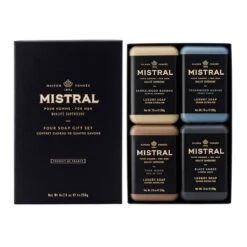 Mistral Mens 4 Soap Gift Set (8.8 Oz) #10077027