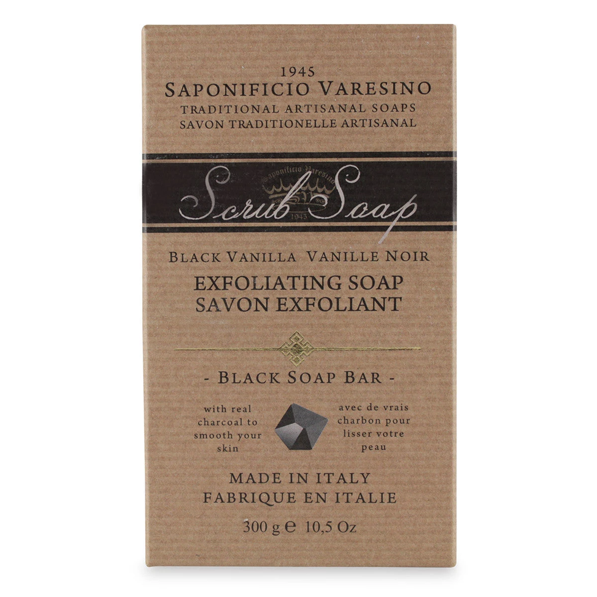 Saponificio Varesino Charcoal Scrub Soap (10.5 Oz) #10077619 3 Saponificio Varesino Charcoal Scrub Soap (10.5 Oz) #10077619