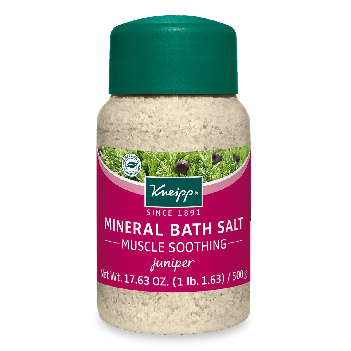 Kneipp Juniper Muscle Soothing Mineral Bath Salts (17.6 Oz) #1102 3 Kneipp Juniper Muscle Soothing Mineral Bath Salts (17.6 Oz) #1102