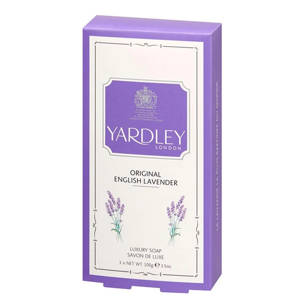 Yardley Original English Lavender Soap 3 Pack (3x100 G) #10078074 3 Yardley Original English Lavender Soap 3 Pack (3x100 G) #10078074