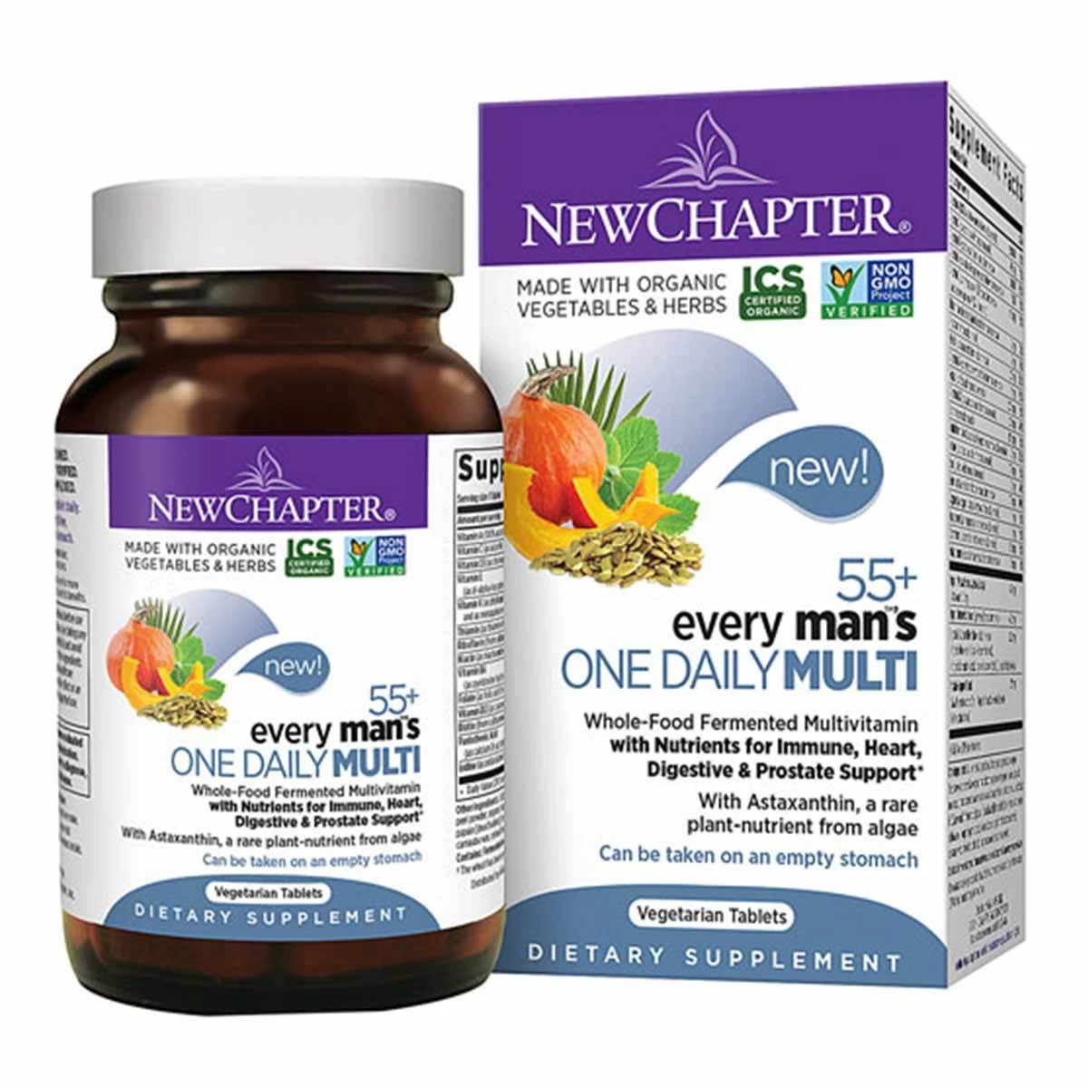 New Chapter Every Man One Daily 55+ (24 Count) #10078332 3 New Chapter Every Man One Daily 55+ (24 Count) #10078332