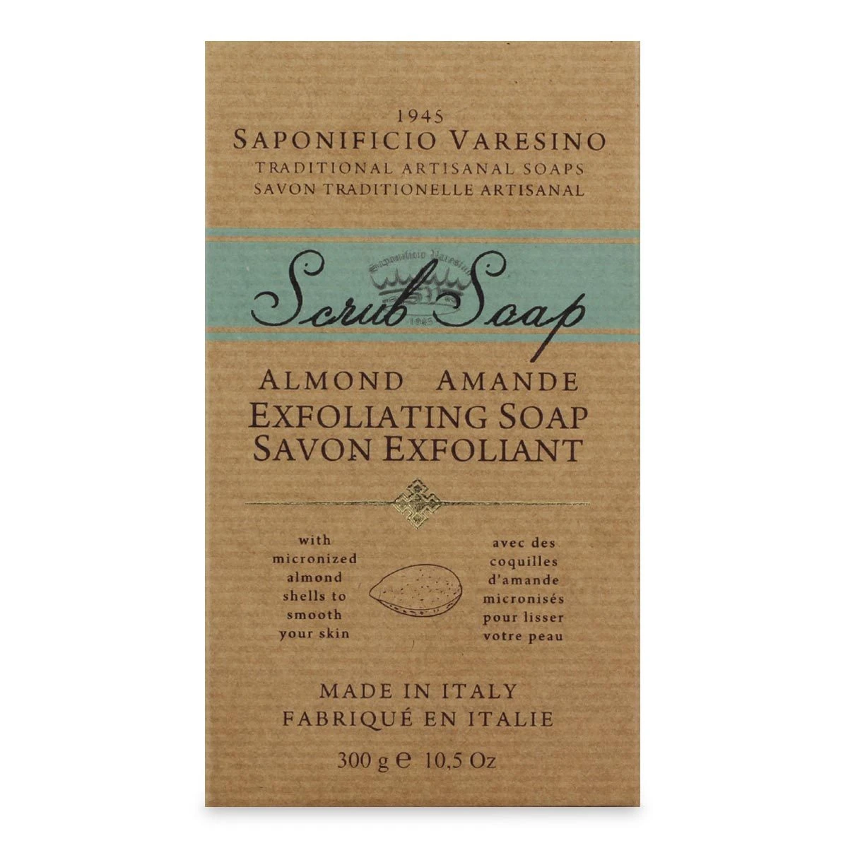 Saponificio Varesino Almond Scrub Soap (300 G) #10078547 3 Saponificio Varesino Almond Scrub Soap (300 G) #10078547