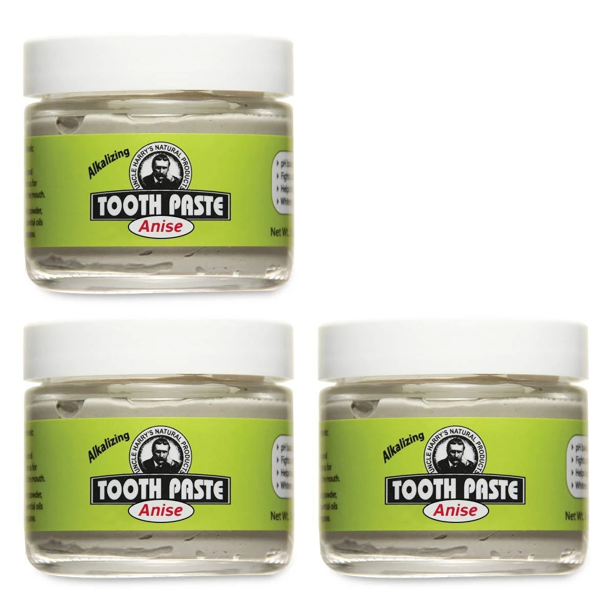 Uncle Harry's Natural Products Anise Toothpaste (3 Count) #10079179 4 Uncle Harry's Natural Products Anise Toothpaste (3 Count) #10079179 - Image 2