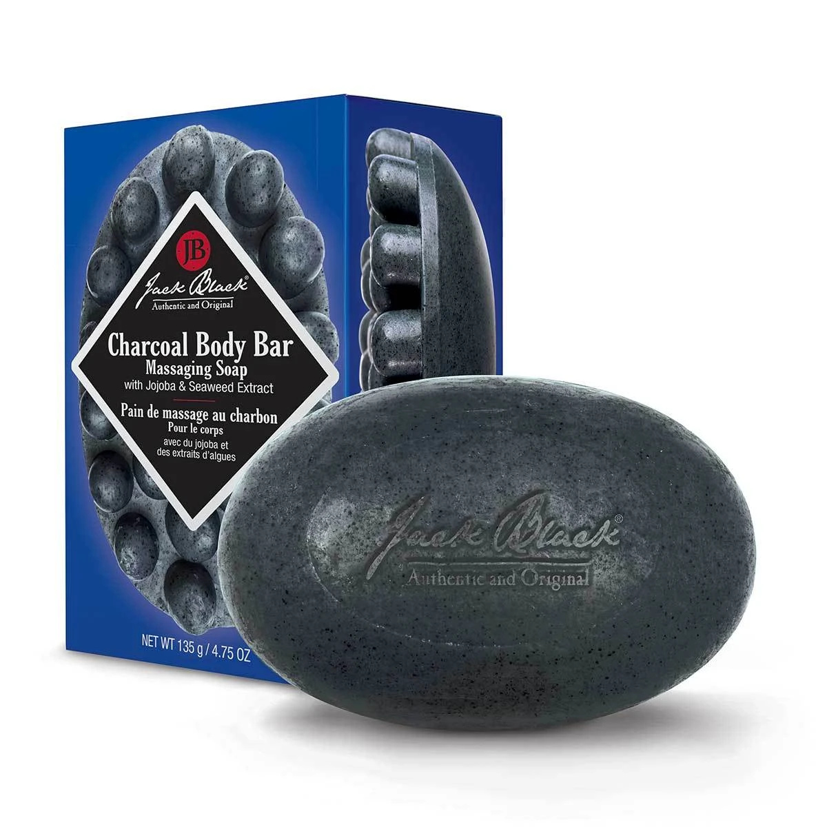 Jack Black Charcoal Body Bar Massaging Soap (4.75 Oz) #10080258 3 Jack Black Charcoal Body Bar Massaging Soap (4.75 Oz) #10080258