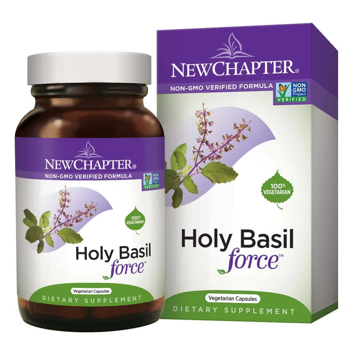 New Chapter Supercritical Holy Basil Force (30 Count) #10080489 3 New Chapter Supercritical Holy Basil Force (30 Count) #10080489