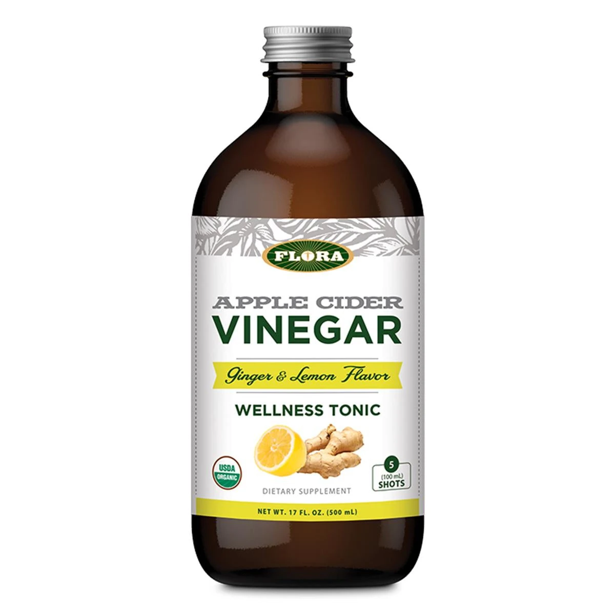 Flora Inc Apple Cider Vinegar Wellness Tonic (Ginger + Lemon) (17 Fl Oz) #10080840 3 Flora Inc Apple Cider Vinegar Wellness Tonic (Ginger + Lemon) (17 Fl Oz) #10080840