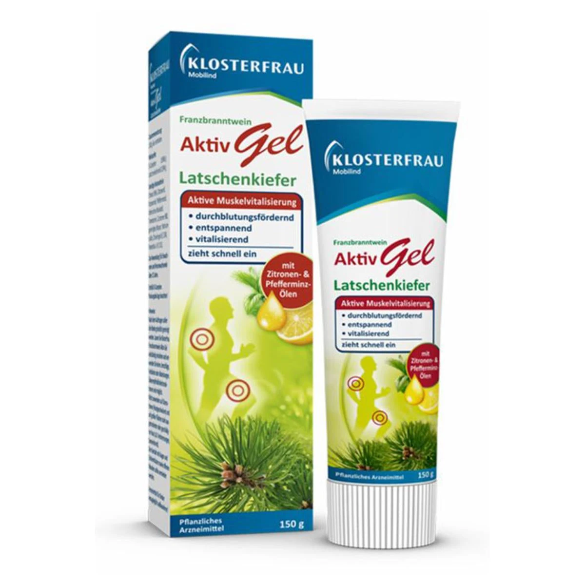 Klosterfrau Franzbranntwein Gel (Dwarf Pine Body Rub) (150 G) 5180 3 Klosterfrau Franzbranntwein Gel (Dwarf Pine Body Rub) (150 G) 5180