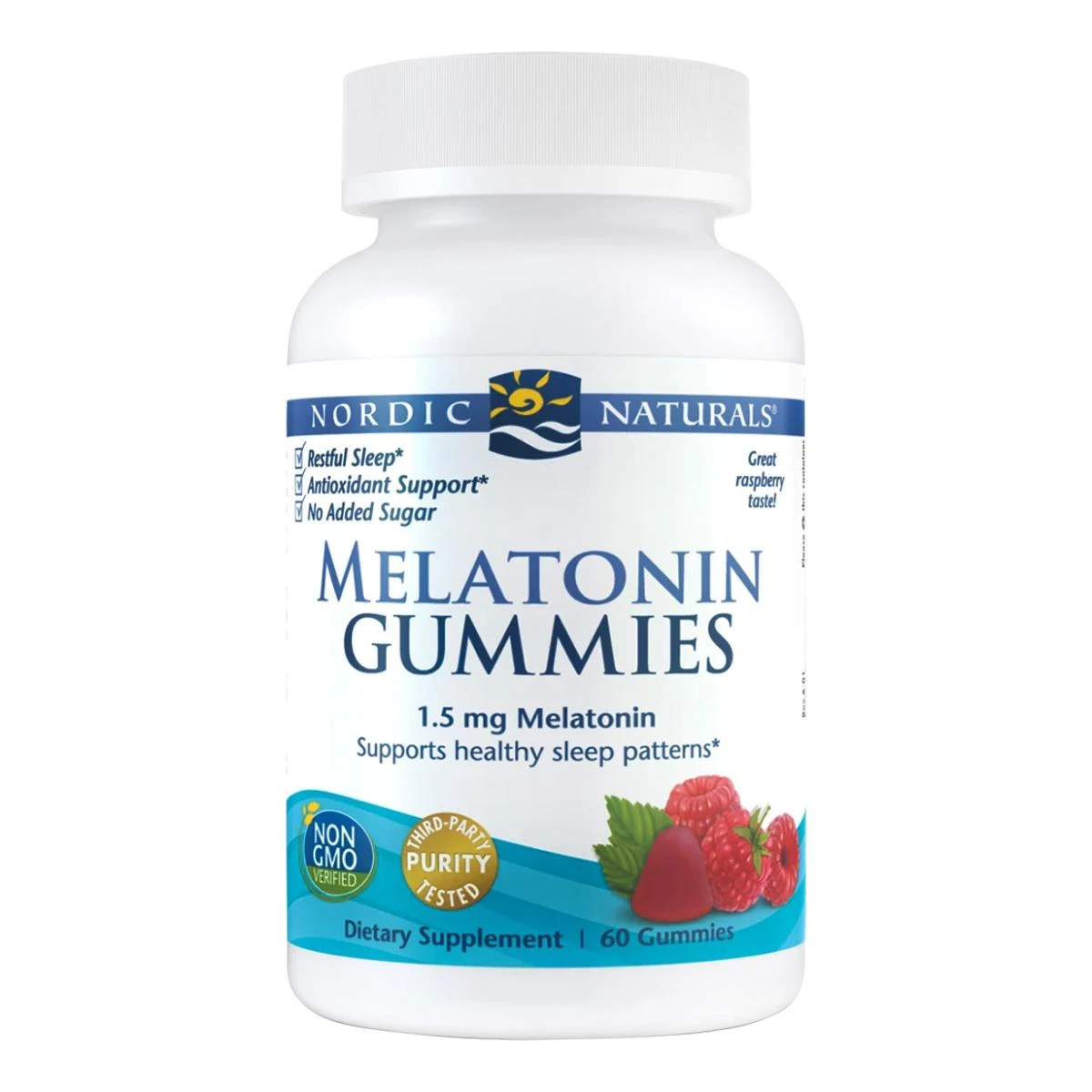 Nordic Naturals Raspberry Melatonin Gummies (60 Count) #10082222 3 Nordic Naturals Raspberry Melatonin Gummies (60 Count) #10082222