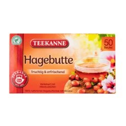 Teekanne Fix Butte (Rosehip & Hibiscus) Tea Bags (50 Count) #31824