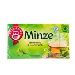 Teekanne Fix Minze (Peppermint) Tea Bags (50 Count) #31825
