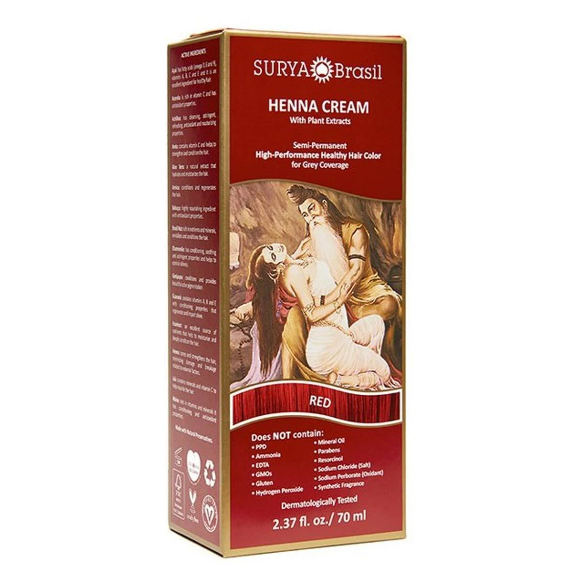 Surya Brasil Red Henna Hair Color (2.31 Oz) #10066386 3 Surya Brasil Red Henna Hair Color (2.31 Oz) #10066386