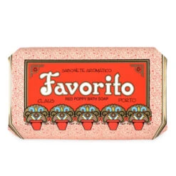 Claus Porto Favorito Red Poppy Bath Soap (5.2 Oz) #11957