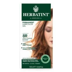 Herbatint 8R Light Copper Blonde Permanent Hair Color Gel (4.5 Fl Oz) #12007
