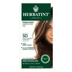 Herbatint 5D Light Golden Chestnut Permanent Hair Color Gel (4.5 Fl Oz) #12011