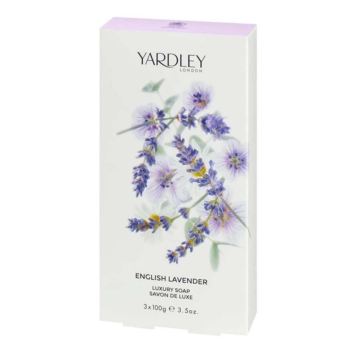 Yardley Lavender Box Of 3 Soaps (3x100 G) #18292 3 Yardley Lavender Box Of 3 Soaps (3x100 G) #18292