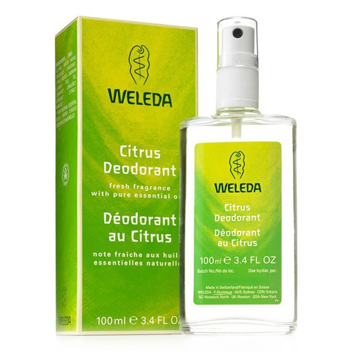 Weleda Spray Citrus Deodorant (100 Ml) #1905 3 Weleda Spray Citrus Deodorant (100 Ml) #1905