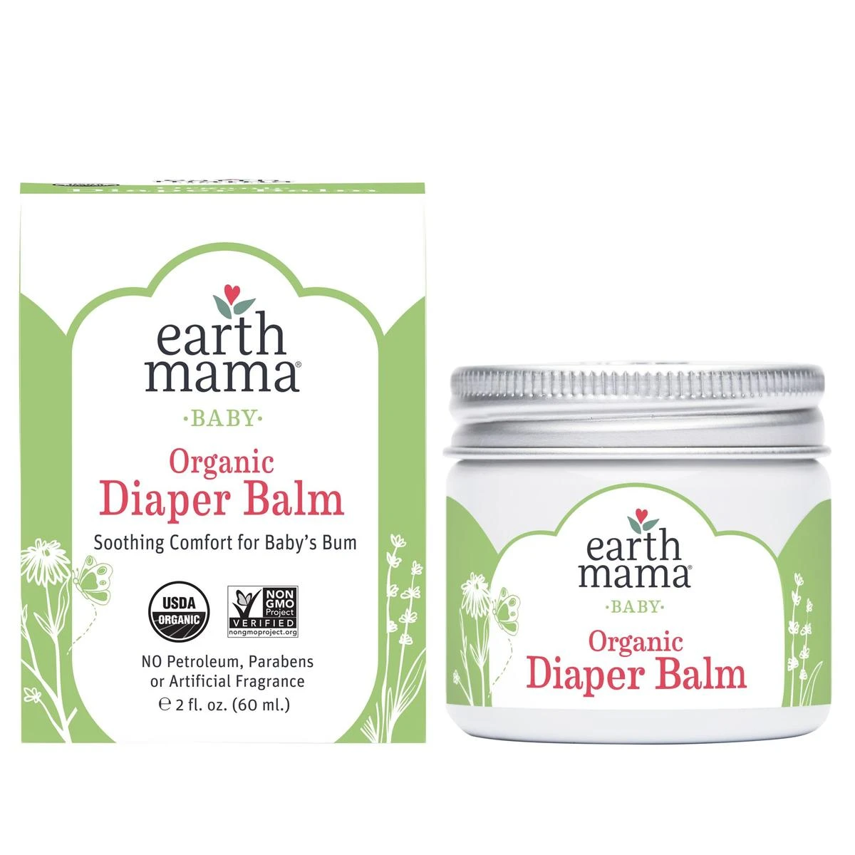Earth Mama Organics Organic Diaper Balm (2 Oz) #22624 3 Earth Mama Organics Organic Diaper Balm (2 Oz) #22624