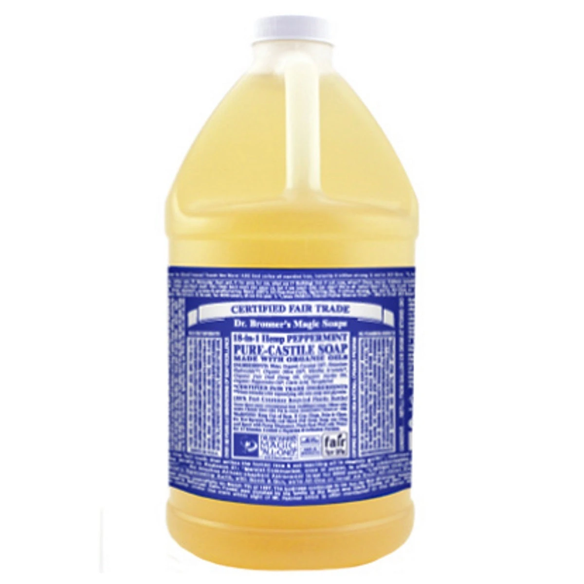 Dr. Bronner's Peppermint Castile Liquid Soap (64 Oz) #22658 3 Dr. Bronner's Peppermint Castile Liquid Soap (64 Oz) #22658