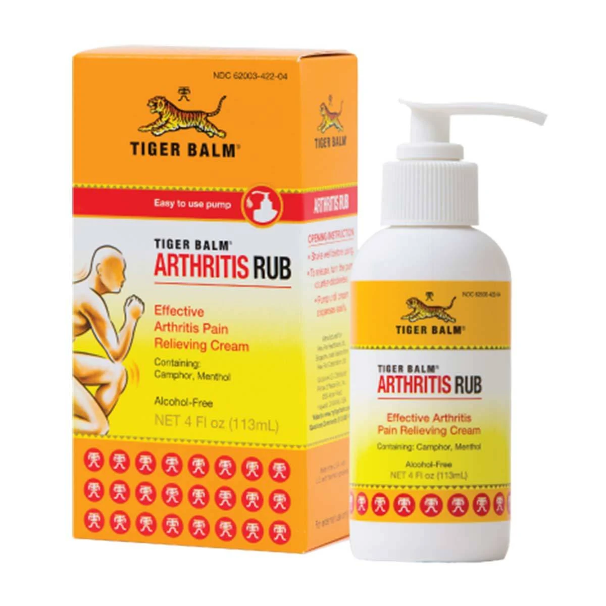 Tiger Balm Arthritis Rub Cream (4 Oz) #22780 3 Tiger Balm Arthritis Rub Cream (4 Oz) #22780