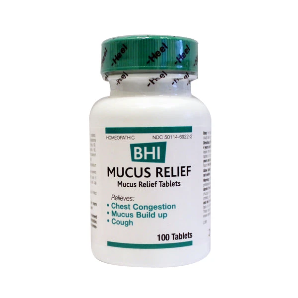 BHI Mucus Relief (Formerly Bronchitis) (100 Count) #6165 3 BHI Mucus Relief (Formerly Bronchitis) (100 Count) #6165