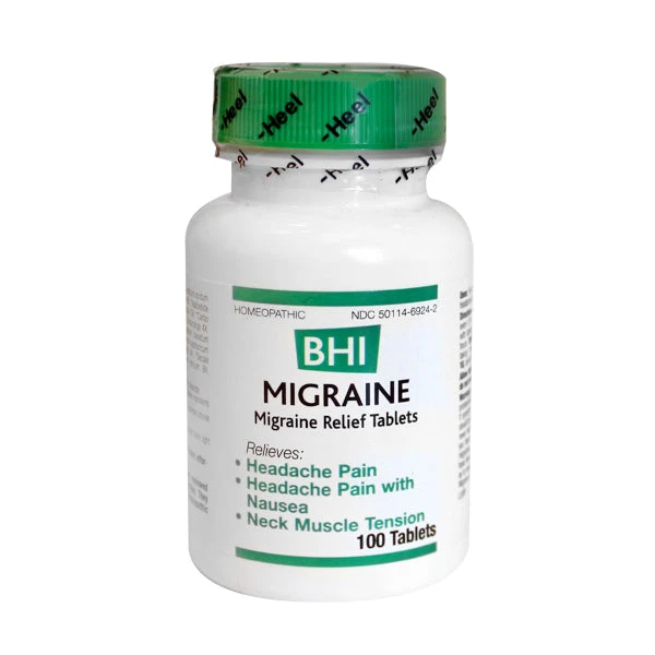BHI Migraine (Formerly Headache II) (100 Count) #6185 3 BHI Migraine (Formerly Headache II) (100 Count) #6185