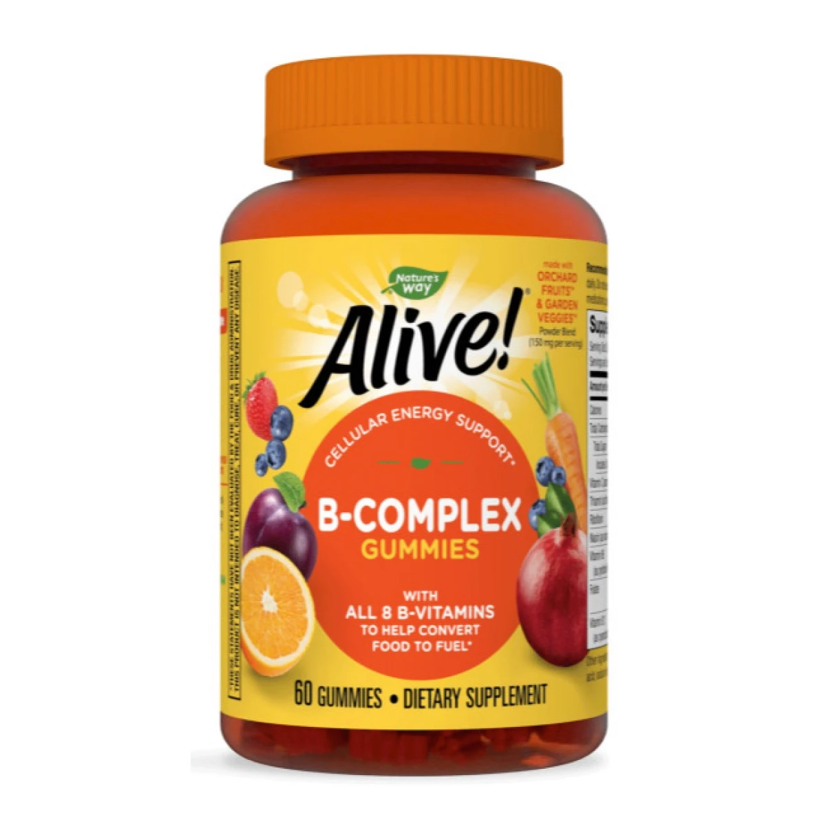 Nature's Way Alive! B-Complex Gummy Vitamins (60 Count) #10074047 3 Nature's Way Alive! B-Complex Gummy Vitamins (60 Count) #10074047