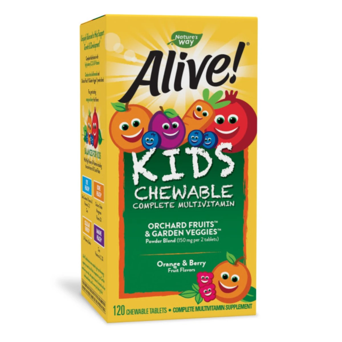 Nature's Way Alive! Children's Chewable Multi-Vitamin (120 Count) #10069109 3 Nature's Way Alive! Children's Chewable Multi-Vitamin (120 Count) #10069109