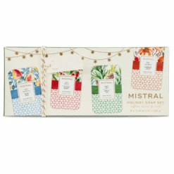 Mistral Papiers Fantaisie Holiday Soap Set (4 X 3.14 Oz) #10084167
