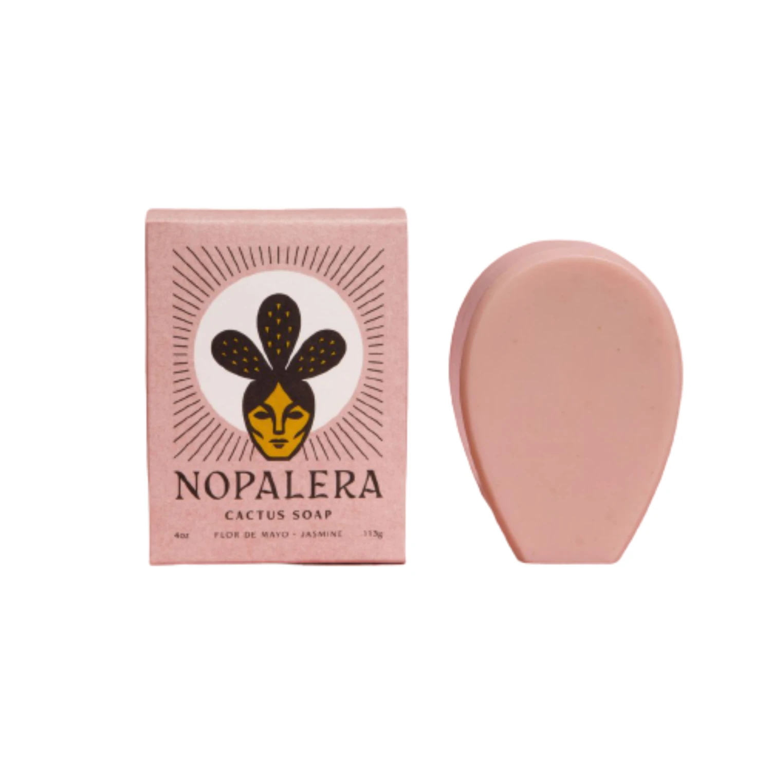 Nopalera Flor De Mayo (Jasmine) Cactus Soap (4 Oz) #10084115 3 Nopalera Flor De Mayo (Jasmine) Cactus Soap (4 Oz) #10084115