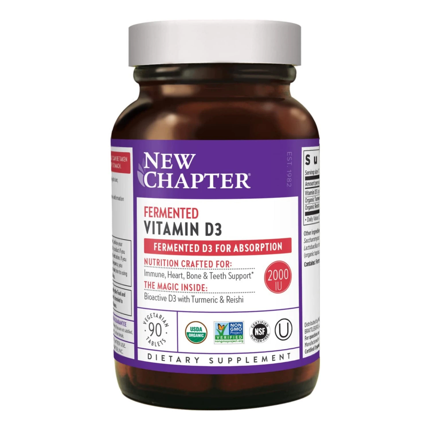 New Chapter Fermented Vitamin D3 Tablets (90 Count) #10084427 3 New Chapter Fermented Vitamin D3 Tablets (90 Count) #10084427