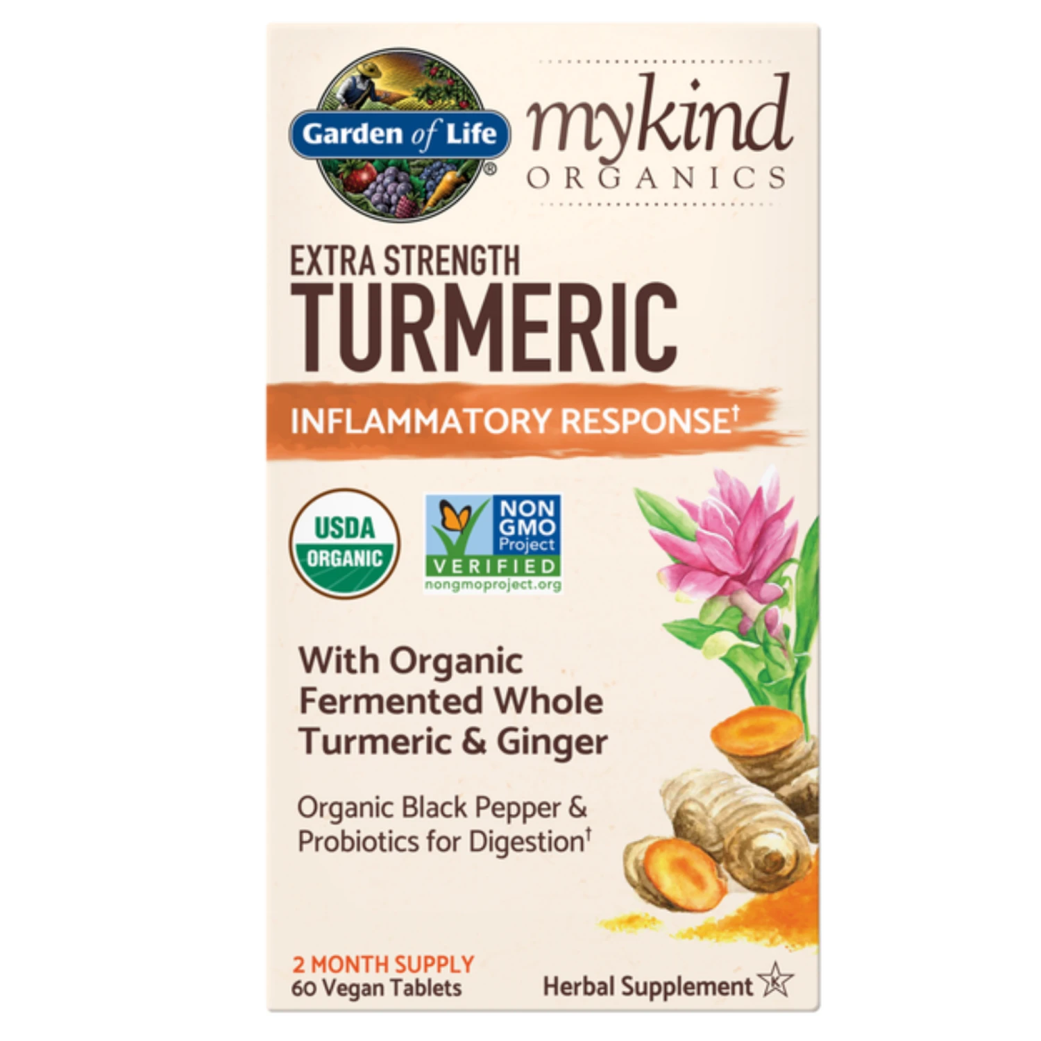 Garden Of Life Mykind Organics Turmeric Extra Strength (60 Count) #10084152 3 Garden Of Life Mykind Organics Turmeric Extra Strength (60 Count) #10084152