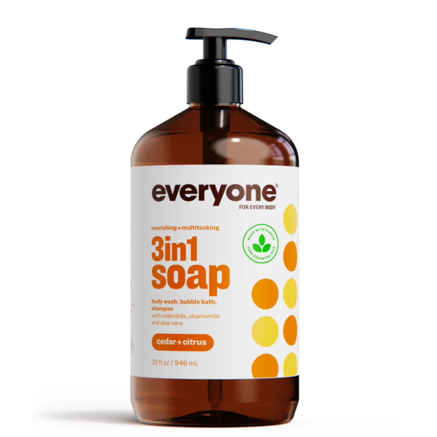 EO Everyone Liquid Soap For Men - Cedar Citrus (32 Fl Oz) #10070457 3 EO Everyone Liquid Soap For Men - Cedar Citrus (32 Fl Oz) #10070457