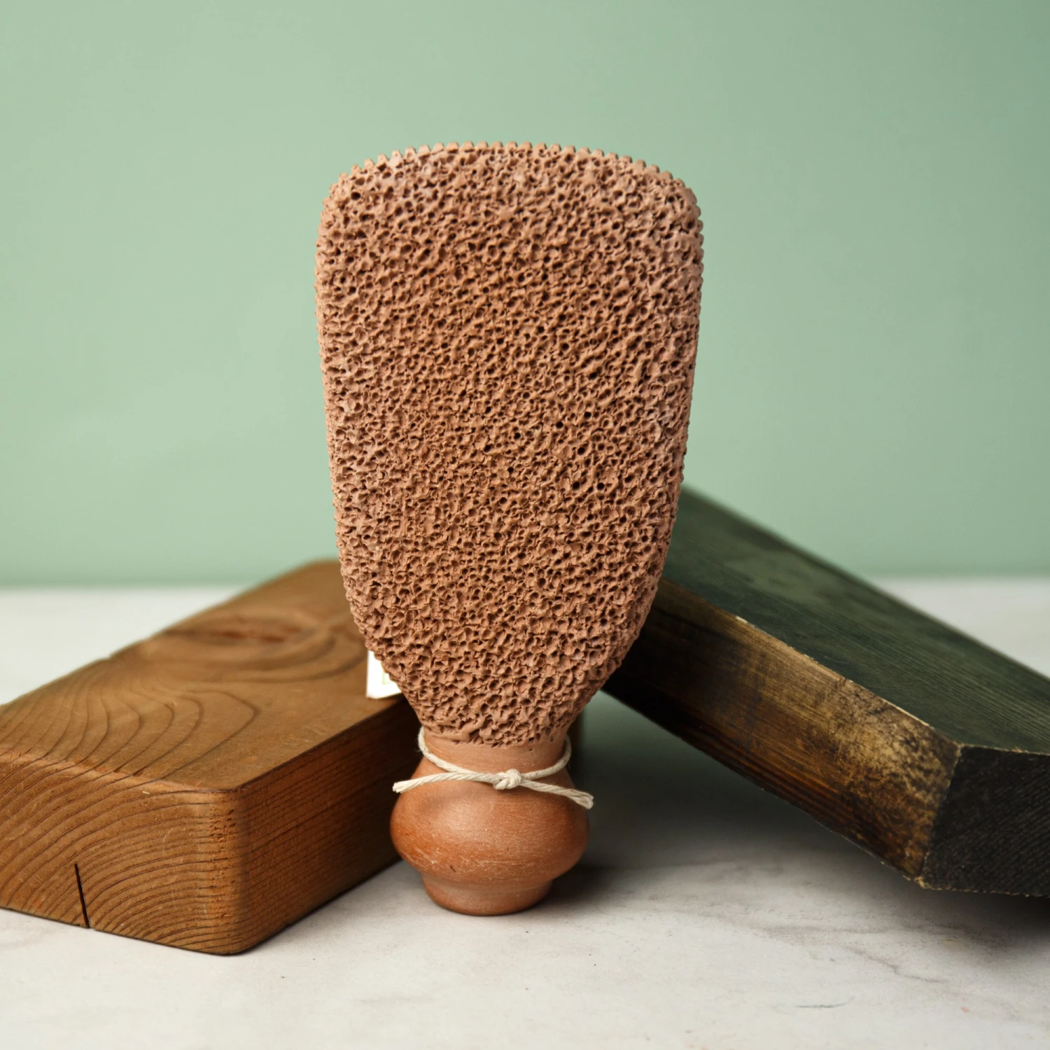 Gilden Tree Terra Cotta Foot Scrubber With Polishing Side#11672 5 Gilden Tree Terra Cotta Foot Scrubber With Polishing Side#11672 - Image 3