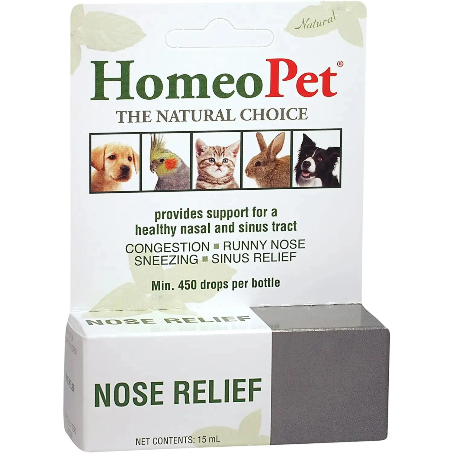 HomeoPet Nose Relief Remedy (15 Ml) #5114 3 HomeoPet Nose Relief Remedy (15 Ml) #5114