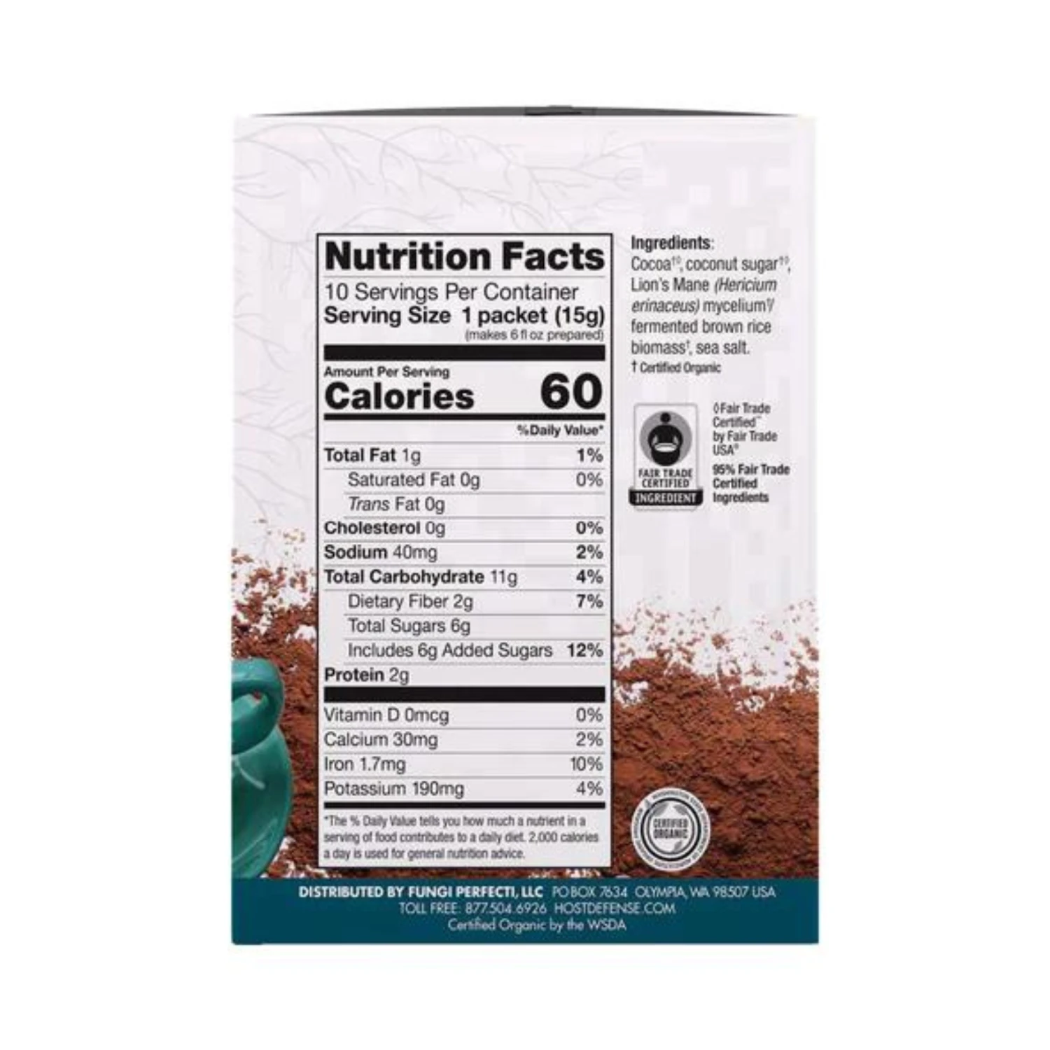 Host Defense MycoBrew Coffee Packets (10 Count) #10085647 4 Host Defense MycoBrew Coffee Packets (10 Count) #10085647 - Image 2