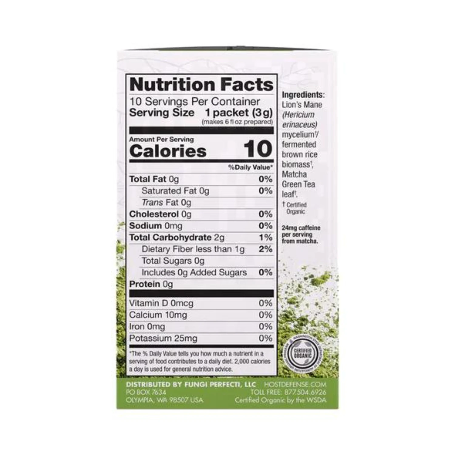 Host Defense MycoBrew Matcha Packets (10 Count) #10085648 6 Host Defense MycoBrew Matcha Packets (10 Count) #10085648 - Image 4