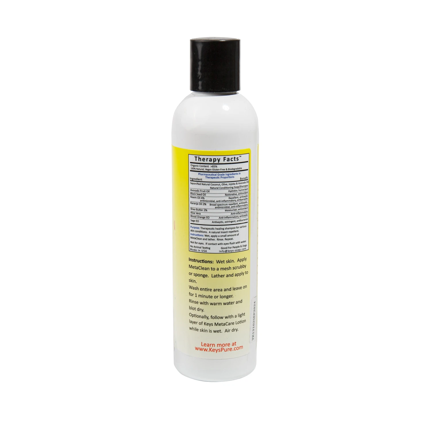 Keys MetaClean Healing Shampoo And Soap (8 Fl Oz) #10070305 4 Keys MetaClean Healing Shampoo And Soap (8 Fl Oz) #10070305 - Image 2