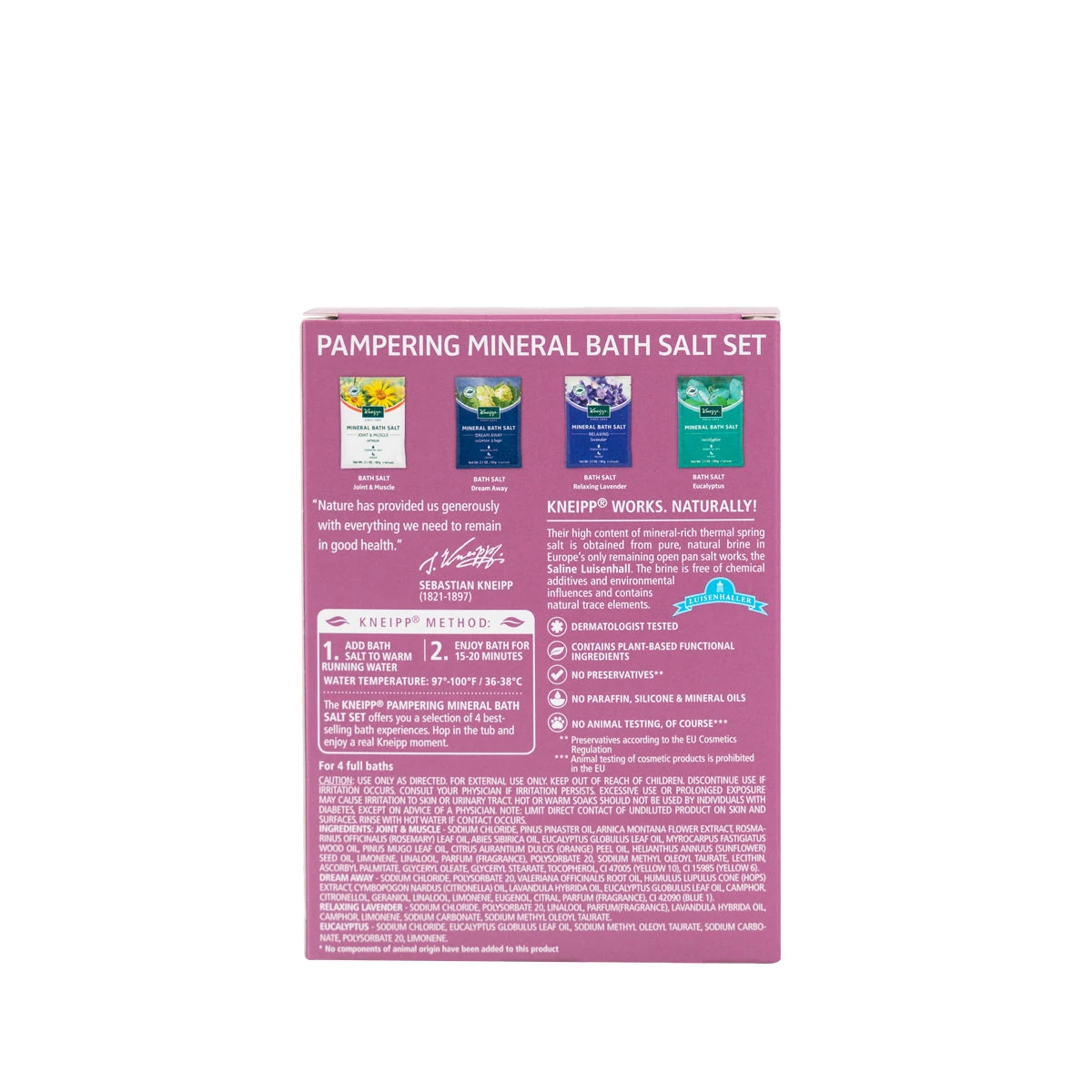 Kneipp Pampering Bath Salt Set#10082771 4 Kneipp Pampering Bath Salt Set#10082771 - Image 2