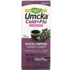 Nature's Way Umcka Elderberry Intensive Cold+Flu Soothing Syrup (4 Fl Oz) #10070038