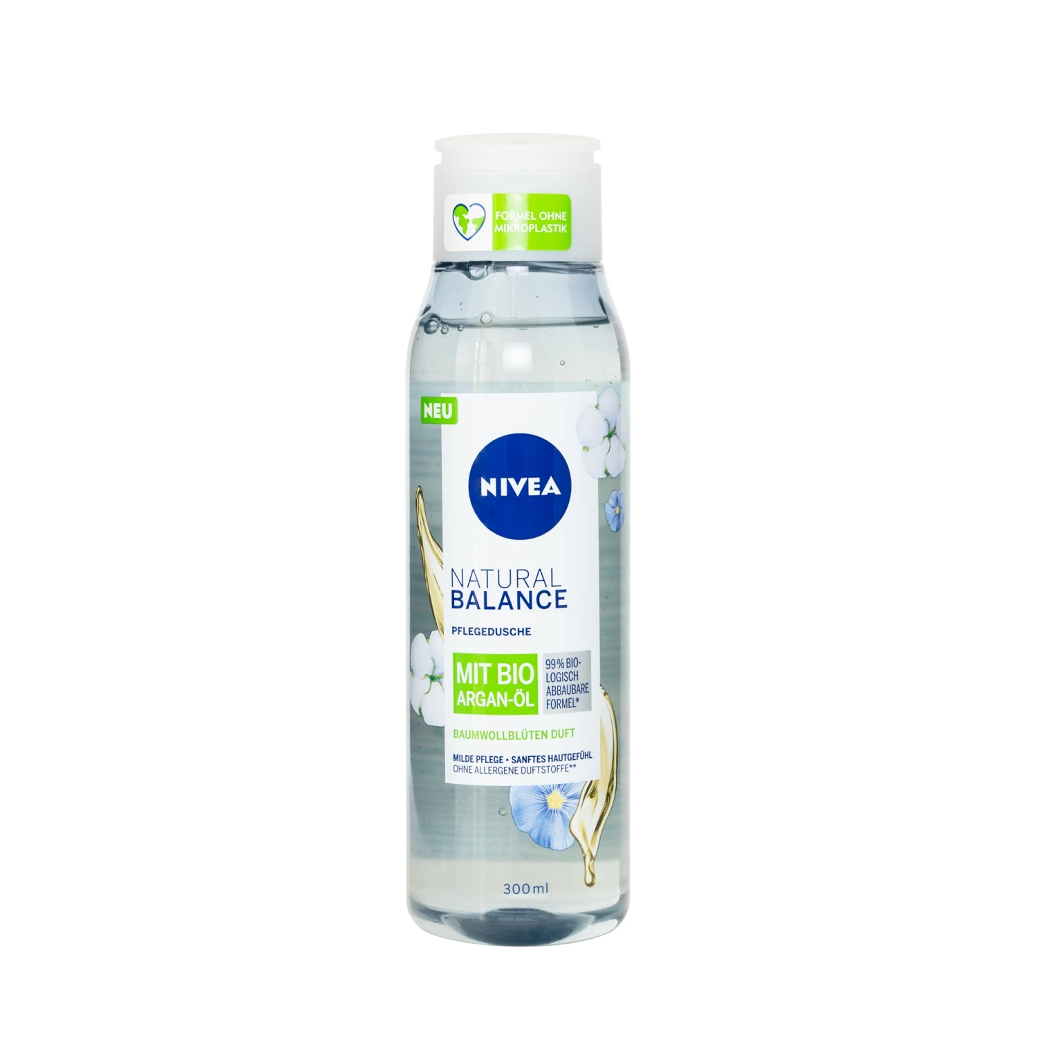Nivea Natural Balance Cotton Blossom Shower Gel (300 Ml) #10083526 3 Nivea Natural Balance Cotton Blossom Shower Gel (300 Ml) #10083526