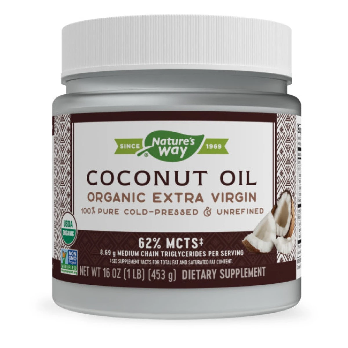 Nature's Way Organic Extra Virgin Coconut Oil (16 Fl Oz) #10064952 3 Nature's Way Organic Extra Virgin Coconut Oil (16 Fl Oz) #10064952