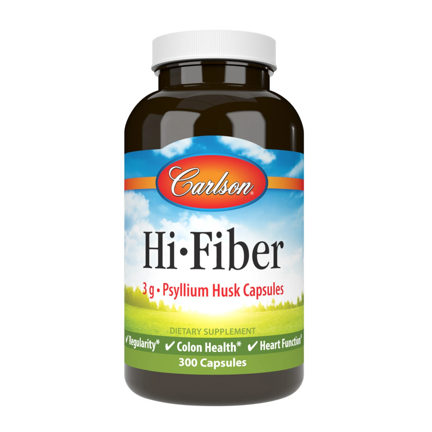 Carlson Hi-Fiber Capsules (300 Count) #7957 3 Carlson Hi-Fiber Capsules (300 Count) #7957